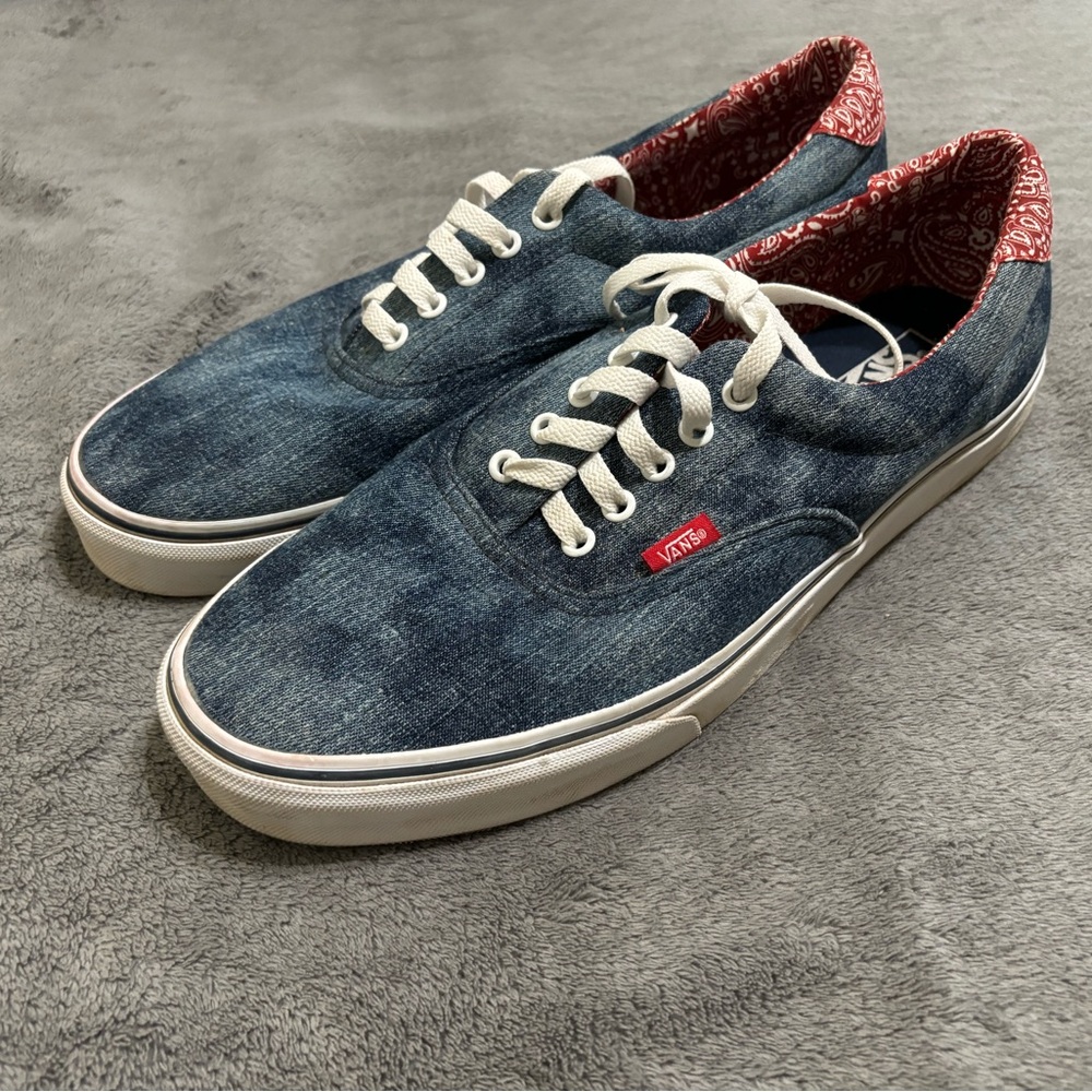 Vans Men's Blue Denim Sneakers